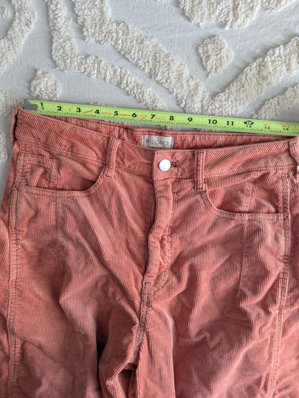 Pilcro The Kenna Heritage Mid-Rise Barrel Pants Jeans Corduroy Edition Size 29 - Picture 8 of 11